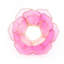 Lumière dámbiance pétale Lotus rose bordure or 0