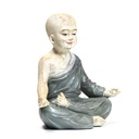 Statue Moine Yoga Om Gris 0