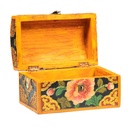 Coffret à trésor tibétain avec double dorje petit 0