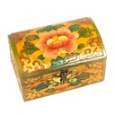 Coffret à trésor tibétain avec lotus petit 1