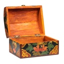 Coffret à trésor tibétain avec lotus 0