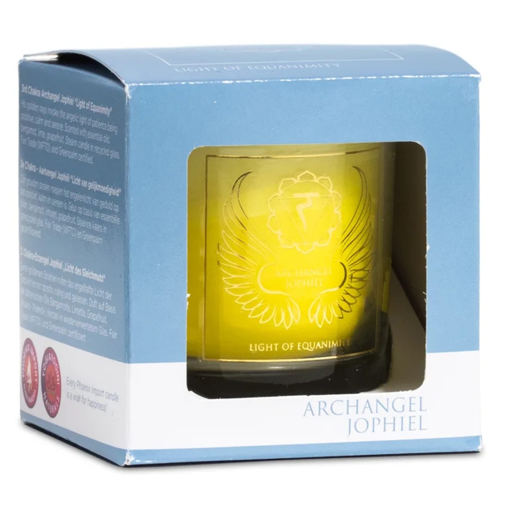 Bougie votive parfumée Archange Jophiel chakra 3 0