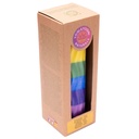 Bougie parfumée vagues arc-en-ciel 0