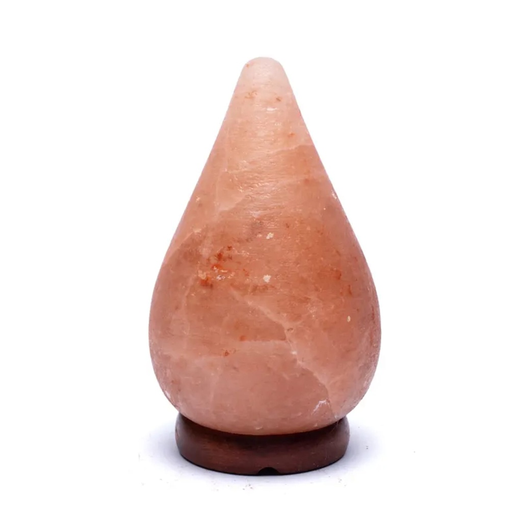 Lampe en cristal de sel forme de goutte + câble/LED 0