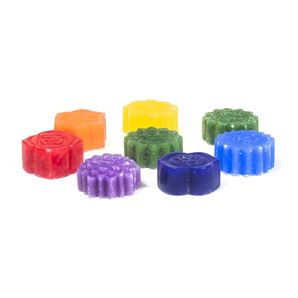 Cire parfumée Chakra pour brûle encens 0