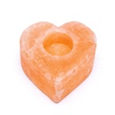 Bougeoir en cristal de sel coeur 2