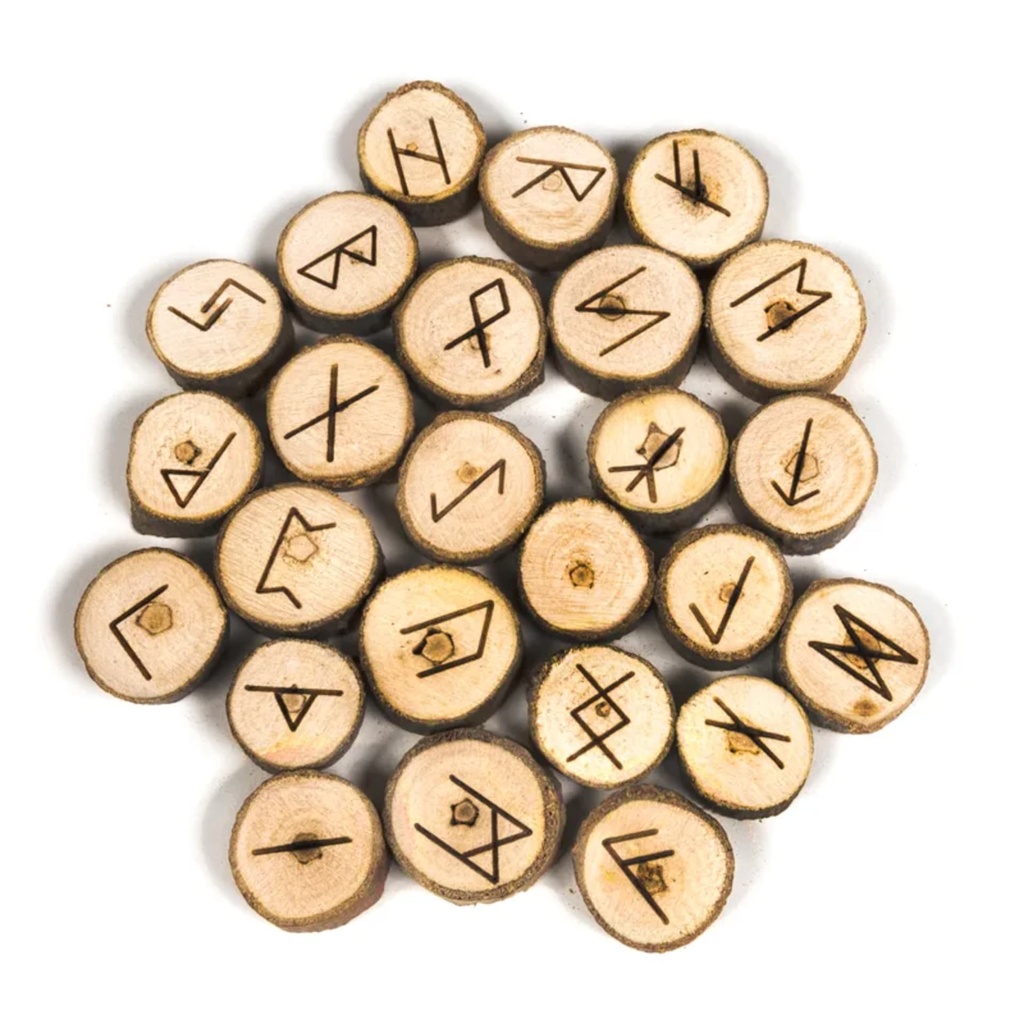 Jeux d'Oracle des Runes dans un sac en coton 0