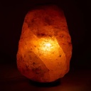 Lampe en cristal de sel +câble à prise et LED 0