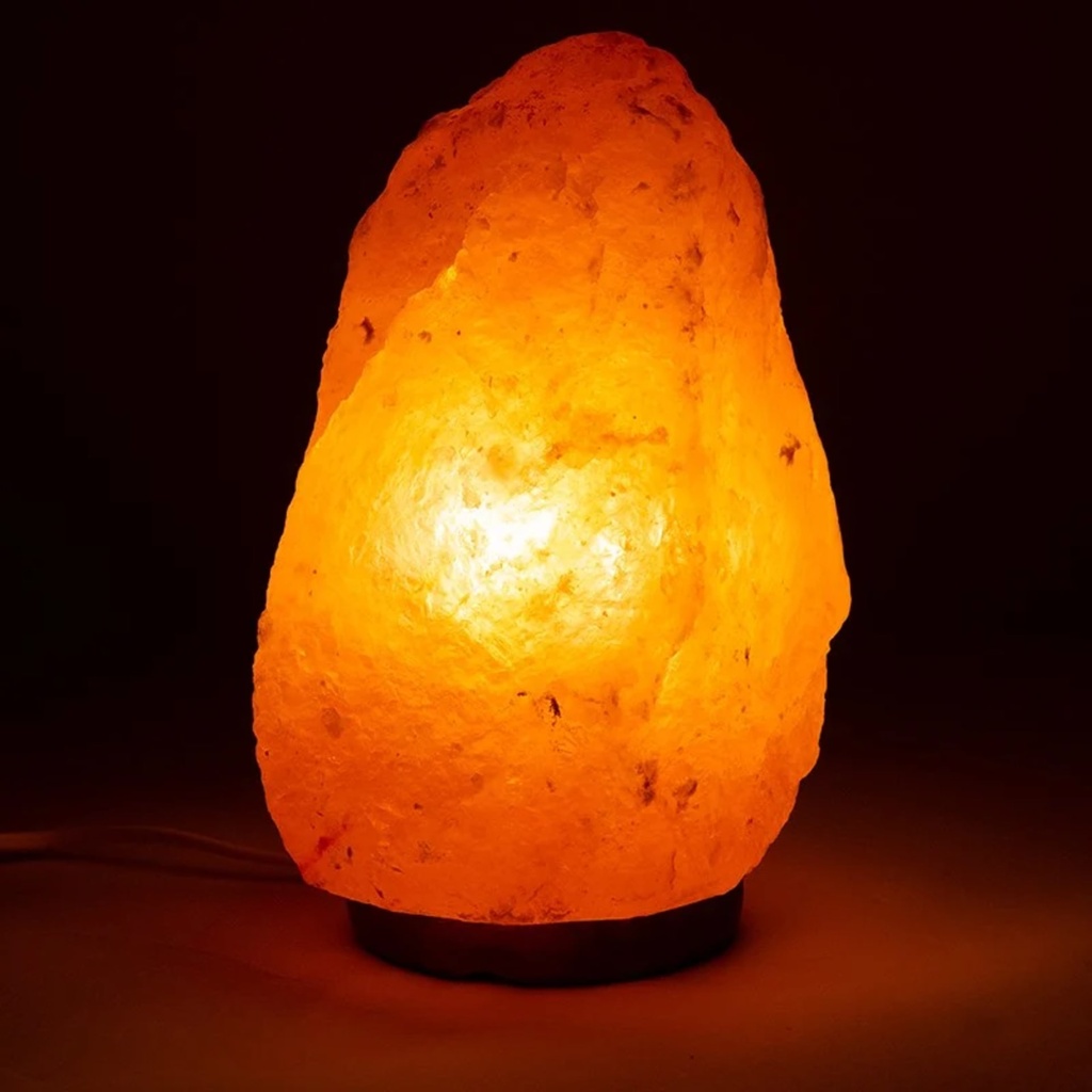 Lampe en cristal de sel + câble à prise et LED 0