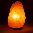 Lampe en cristal de sel + câble à prise et LED 0