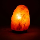 Lampe en cristal de sel + câble à prise et LED 0