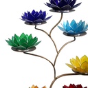 Chakra Lotus Présentoir avec 21 bougeoirs 0