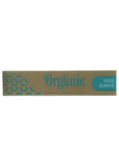 Encens Bâton Organic Sauge Blanche 15 g 1