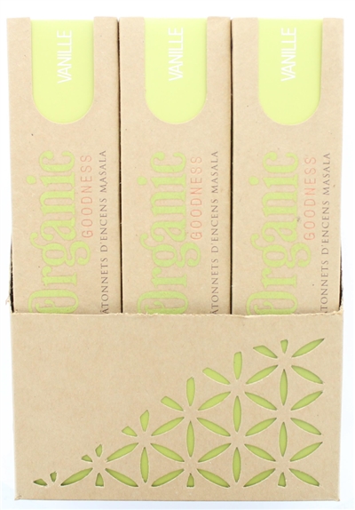 Encens Bâton Organic Vanille 15 g 2