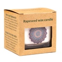 Bougie cire de colza écologique parfumée Mandala 0
