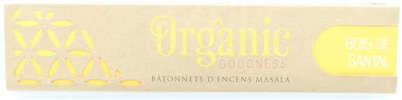 Encens Bâton Organic Bois de Santal 15 g 1