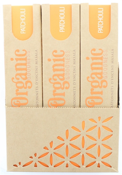 Encens Bâton Organic Patchouli 15 g 2