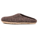 Mules de laine pointure 41/42 mélange marron 0