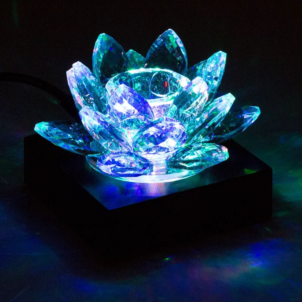 Éclairage d’ambiance Lotus cristal 2
