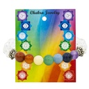 Bracelet chakra en Cristal de Roche élastique 0