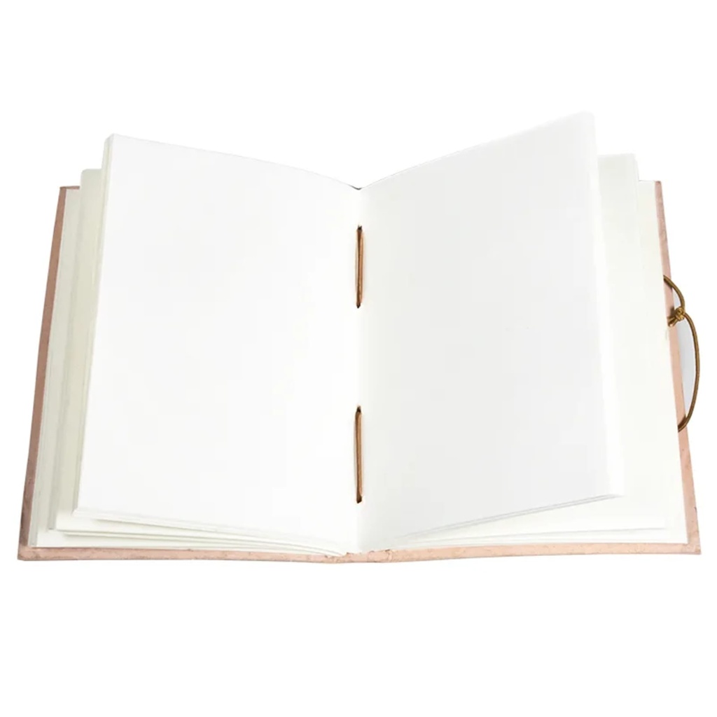 Carnet de note Éléphant avec couverture en cuir 0