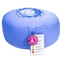 Coussin de méditation 5è chakra Vishuddha brodé 1