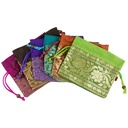 Mala 7 chakra qualité A 108 perles sachet brocart 0