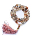 Mala pierre de Lune Qualité AA 108 perles + sac de brocart 0