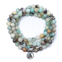 Mala  en Amazonite - élastique - avec Bouddha 1