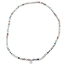 Mala  en Amazonite - élastique - avec Om 1