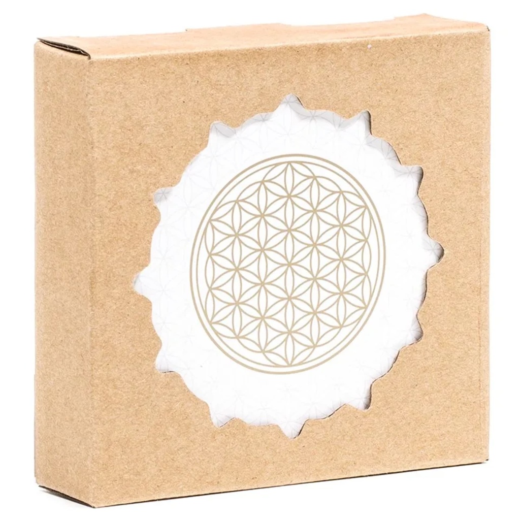 Sous verres Fleur de Vie ensemble de 6 1