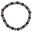 Bracelet lave / améthyste 0