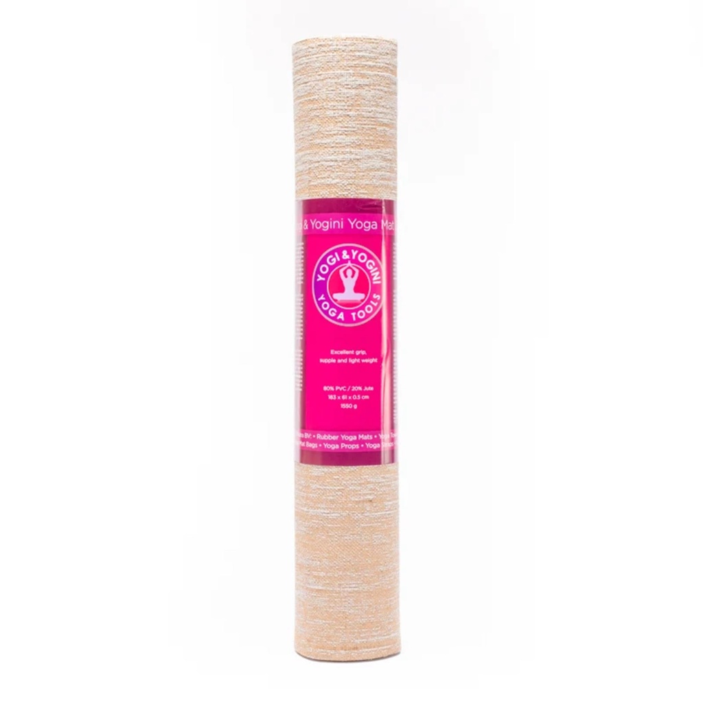 Yogi & Yogini tapis yoga jute gris 0