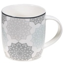Tasse à thé infuseur Mandala gris 0