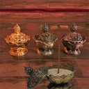 Brûleur d’encens Lotus couleur bronze 0