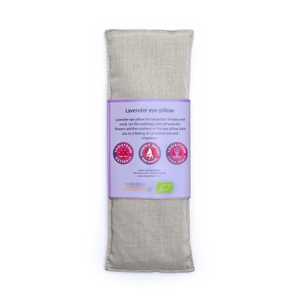 Coussin pour les yeux Lavande Bio taupe 0