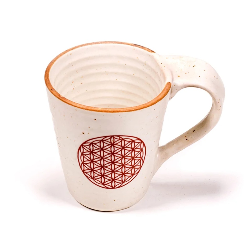 Mug thé et café fleur de Vie 0