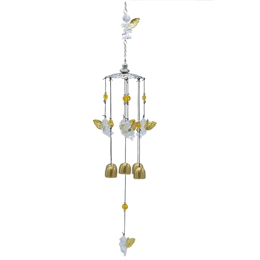Carillon à vent avec cinq anges 1