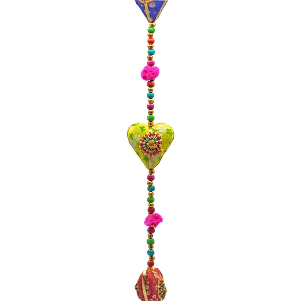 Guirlande de coeurs coton 1