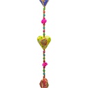 Guirlande de coeurs coton 1