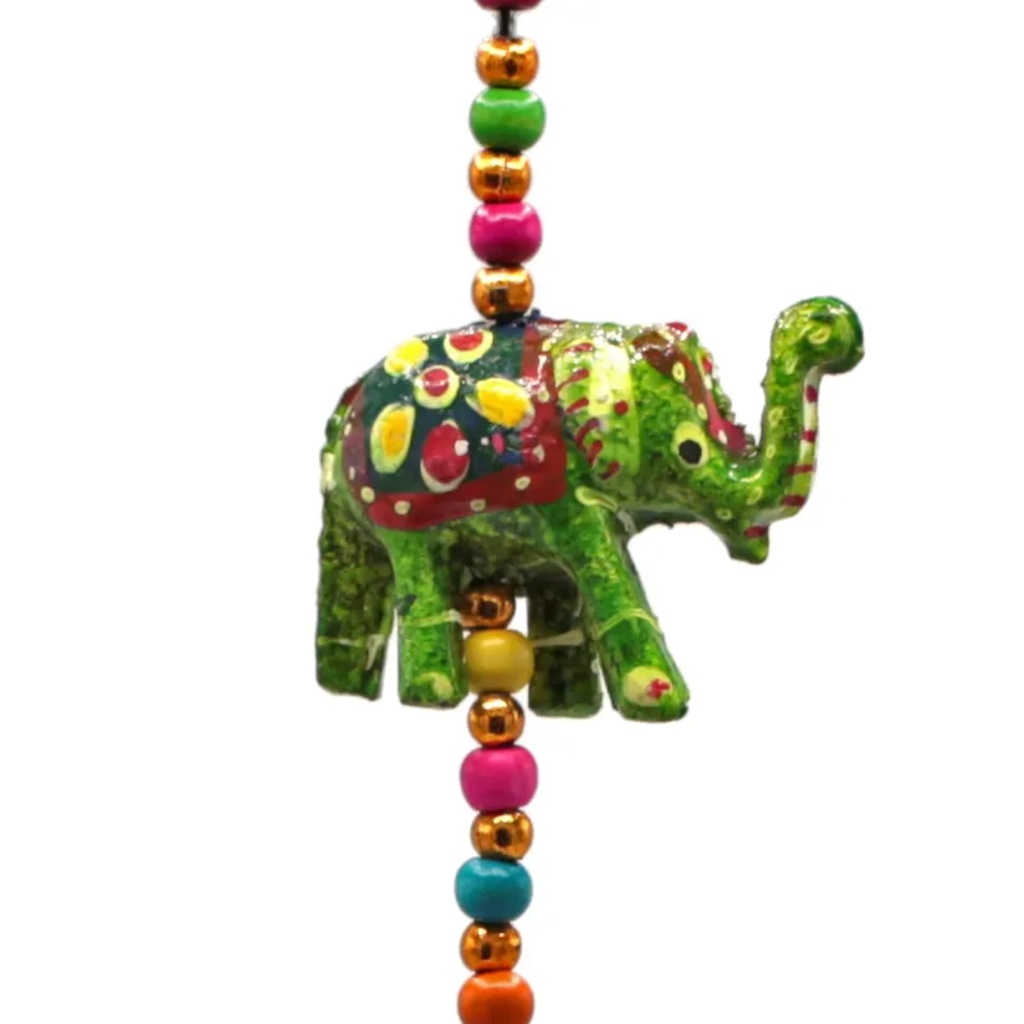 Guirlande décorative avec éléphants en bois 0