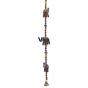 Guirlande décorative avec éléphants en bois 1
