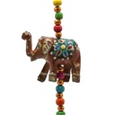 Guirlande décorative avec éléphants en bois 2