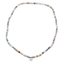 Mala en Amazonite - élastique - avec lotus 1