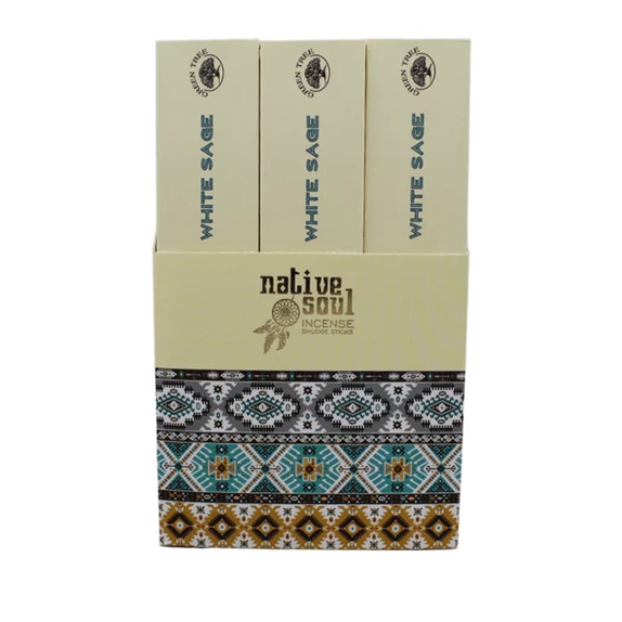 Encens Bâton Native Soul Sauge Blanche 15 g 1