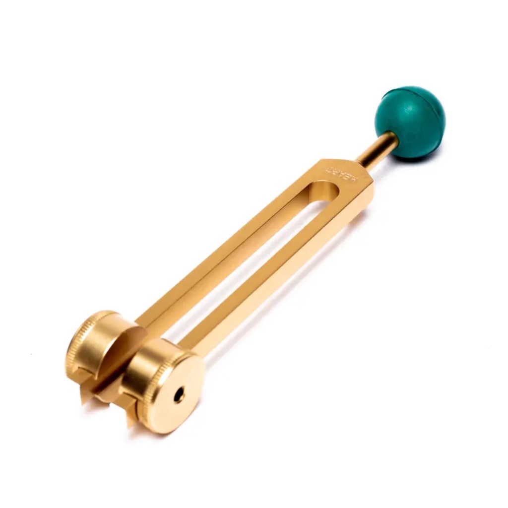Diapason 4ème Chakra couleur or 1