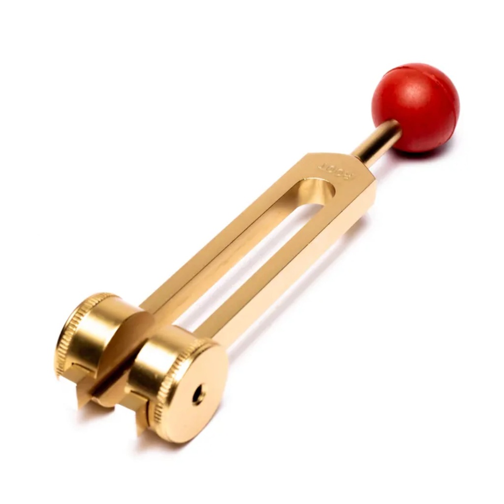 Diapason 1er Chakra couleur or 1