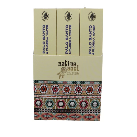 Encens Bâton Native Soul Palo Santo et Florida Water 15 g 1