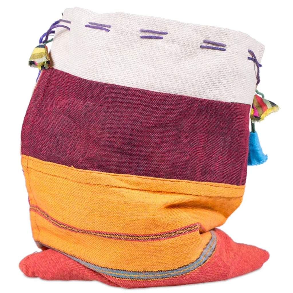 Sac en coton vintage  couleurs mélangées 1