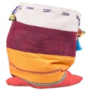 Sac en coton vintage  couleurs mélangées 1